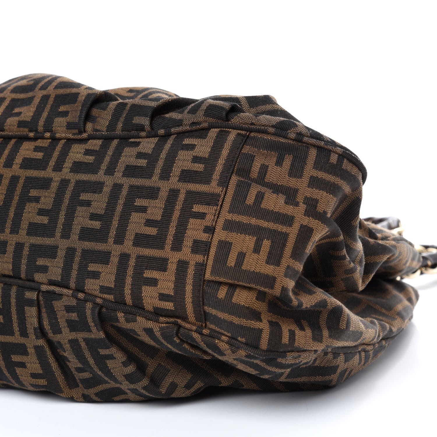 Fendi Zucca Patent Mia Tote Tobacco 7 of 13