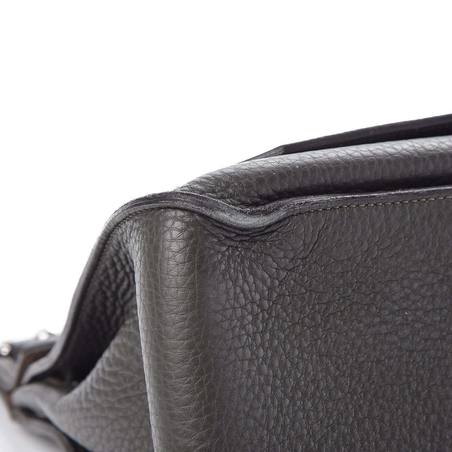 Hermes Taurillon Clemence Bicolor Jypsiere 34 Ardoise Gris Tourterelle 29 of 32