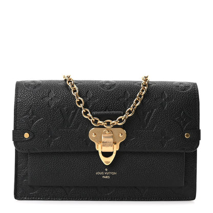 Louis Vuitton Empreinte Vavin Chain Wallet Black 1 of 9