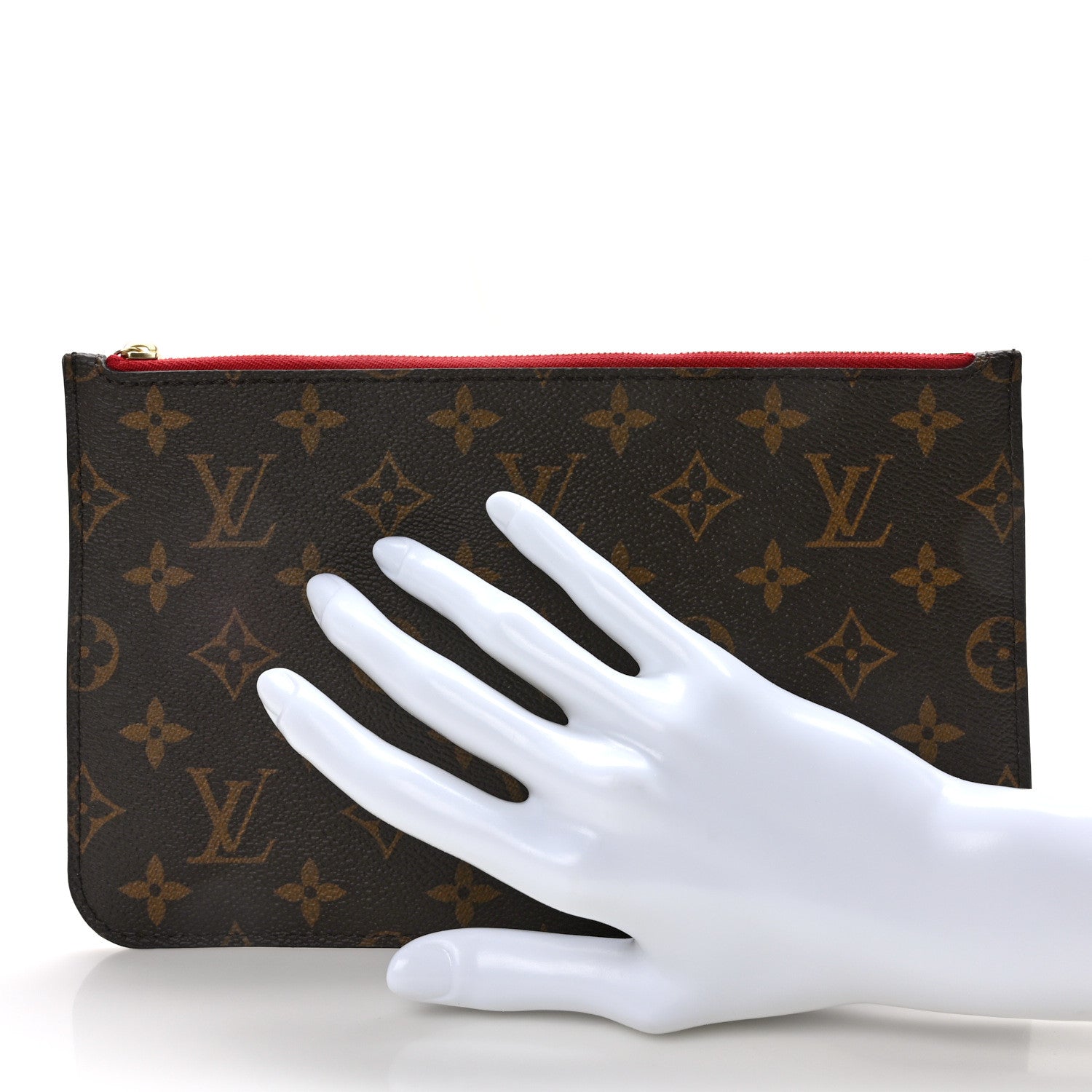 Louis Vuitton Monogram Neverfull MM GM Pochette Cherry 2 of 7