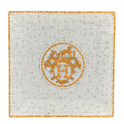 Hermes Porcelain Mosaique au 24 Square Plate 1 of 7