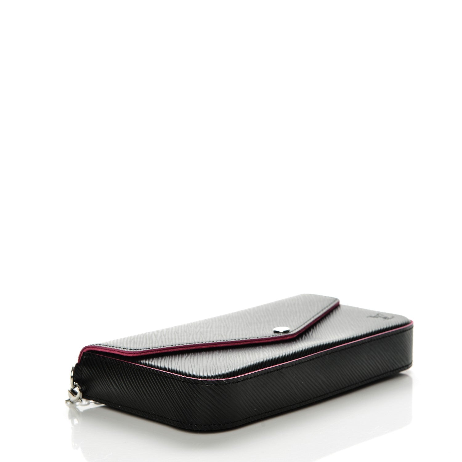 Louis Vuitton Epi Pochette Felicie Black Hot Pink 4 of 6