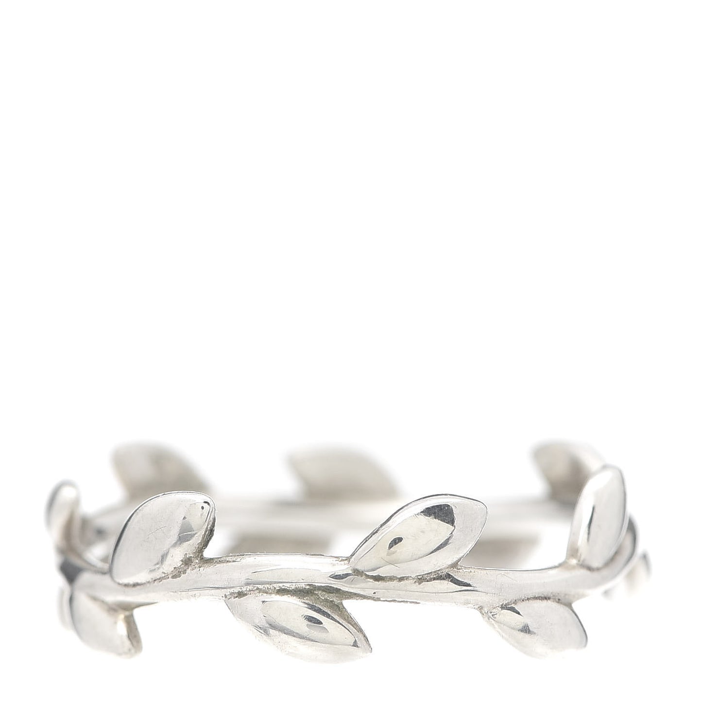 Sterling Silver Paloma Picasso Narrow Olive Leaf Band Ring 57 8
