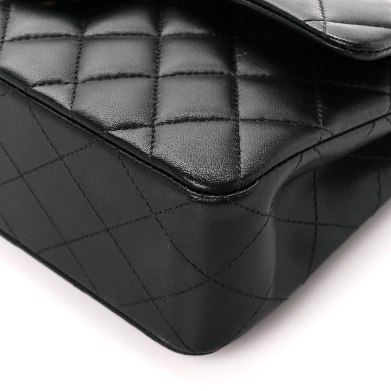 Chanel Lambskin Quilted Small Double Flap Black 11 of 12