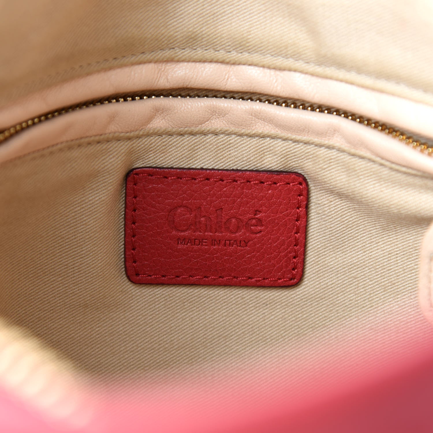 Chloe Calfskin Medium Paraty Holly Berry 8 of 10