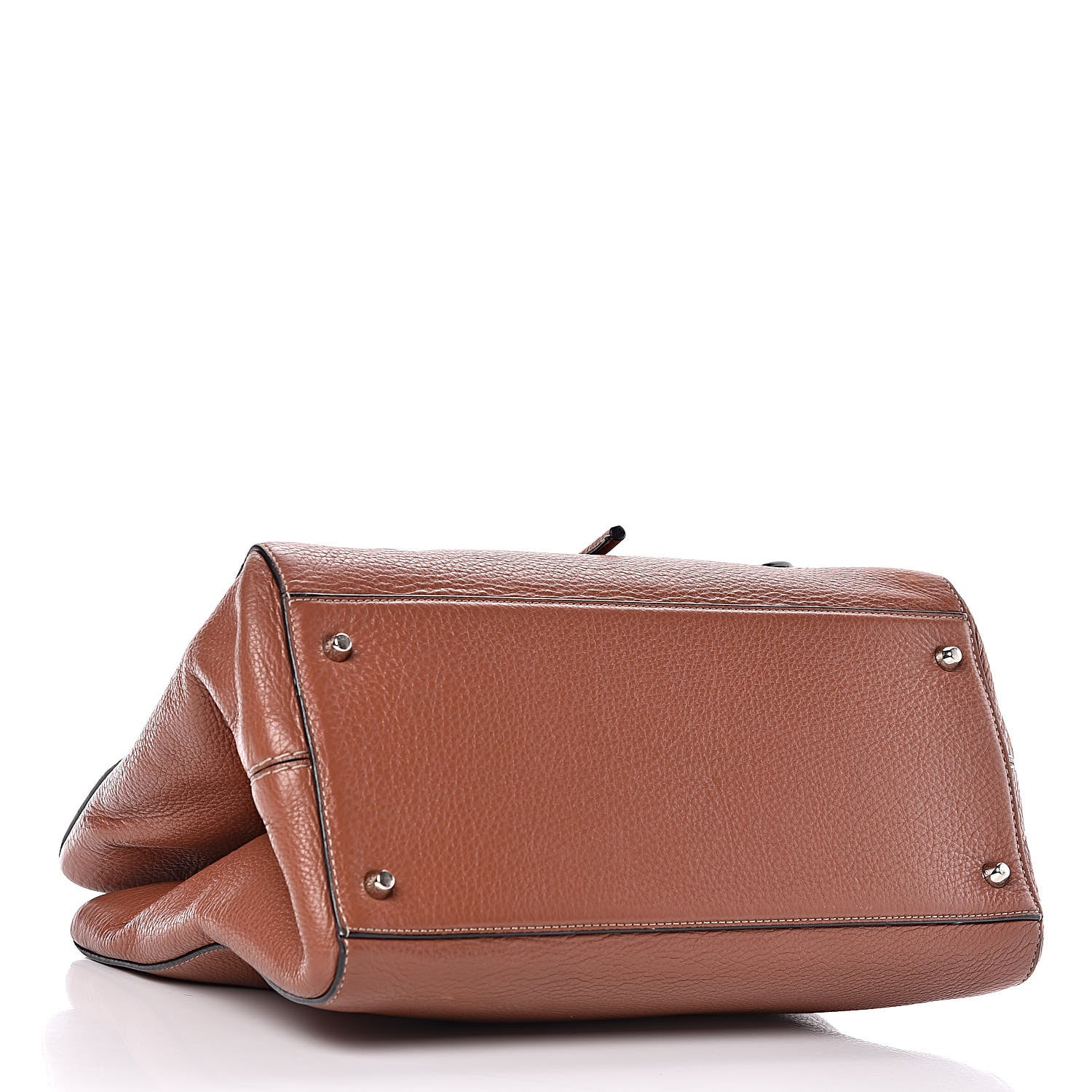 Marc Jacobs Grained Calfskin Maverick Tote Cognac 4 of 14