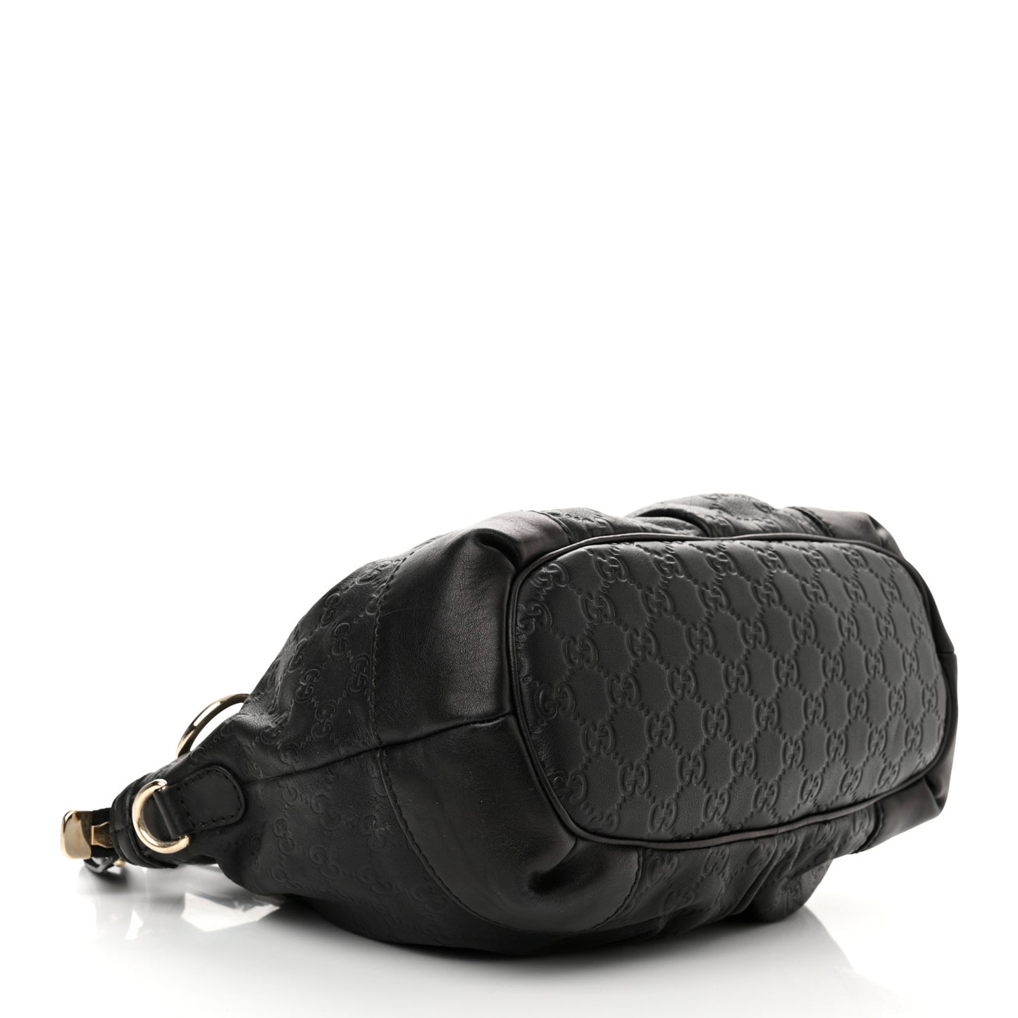 Guccissima Medium Sukey Top Handle Tote Black