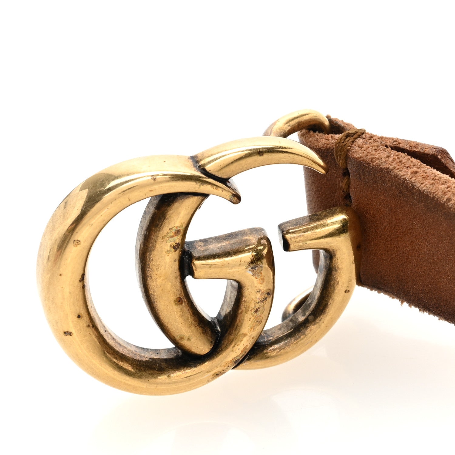 Gucci Faded Calfskin Double G 20mm Belt 90 36 Cuir 6 of 6