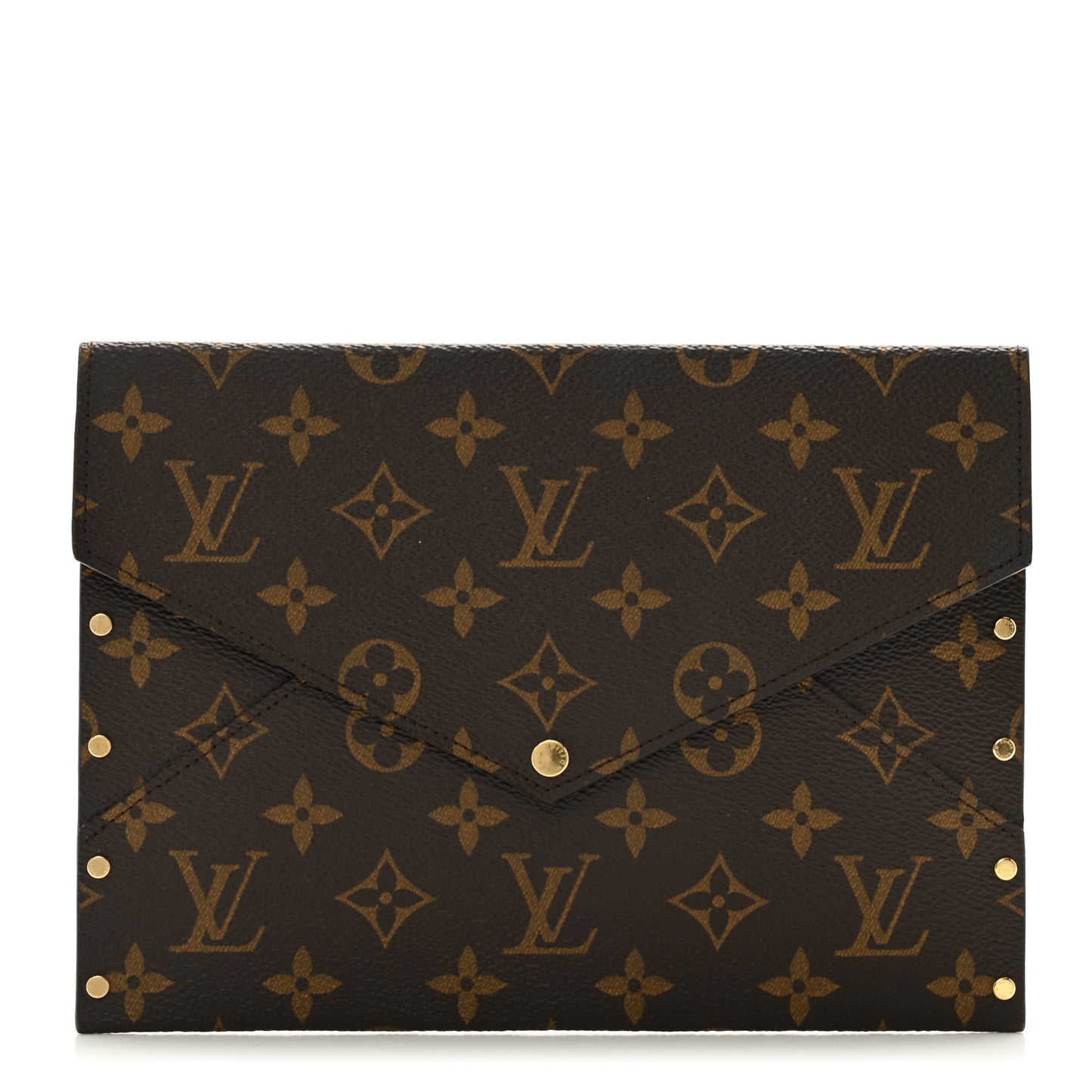 Monogram Rivets Enveloppe