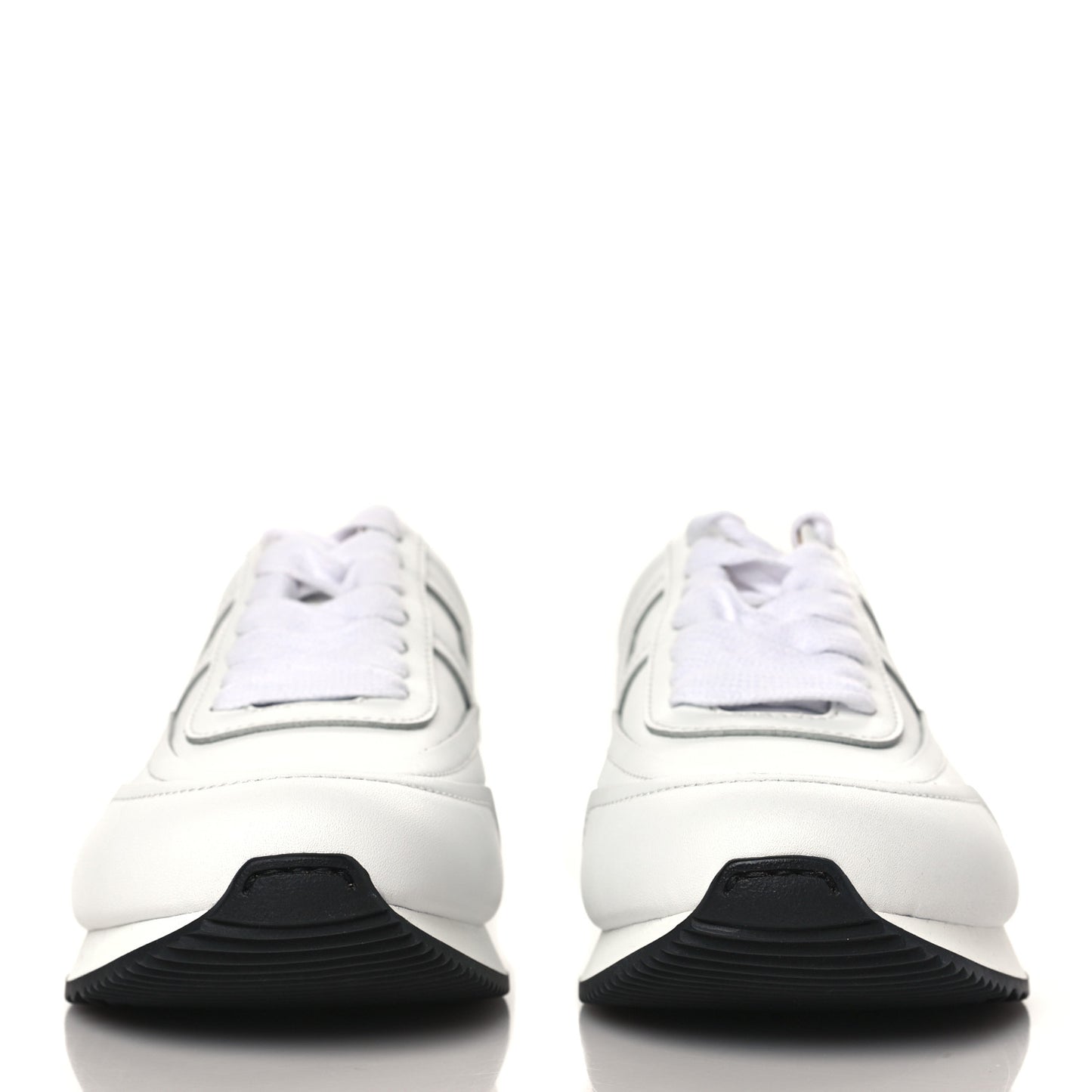 Calfskin Womens Chris Sneakers 37.5 White