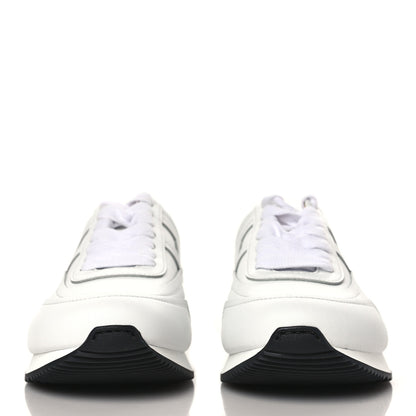 Hermes Calfskin Womens Chris Sneakers 37.5 White 2 of 9
