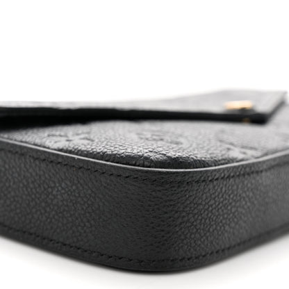 Louis Vuitton Empreinte Pochette Felicie Chain Wallet Black 9 of 15