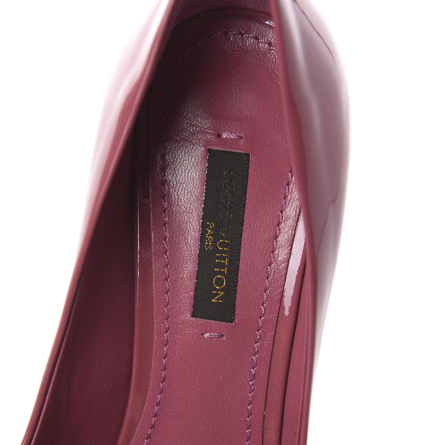 Patent Calfskin Oh Really Peep Toe Pumps 35 Frambroise