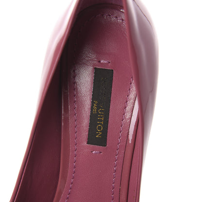 Louis Vuitton Patent Calfskin Oh Really Peep Toe Pumps 35 Frambroise 5 of 7