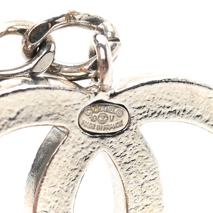 Chanel Enamel CC Chain Logo Belt Silver Black 3 of 3
