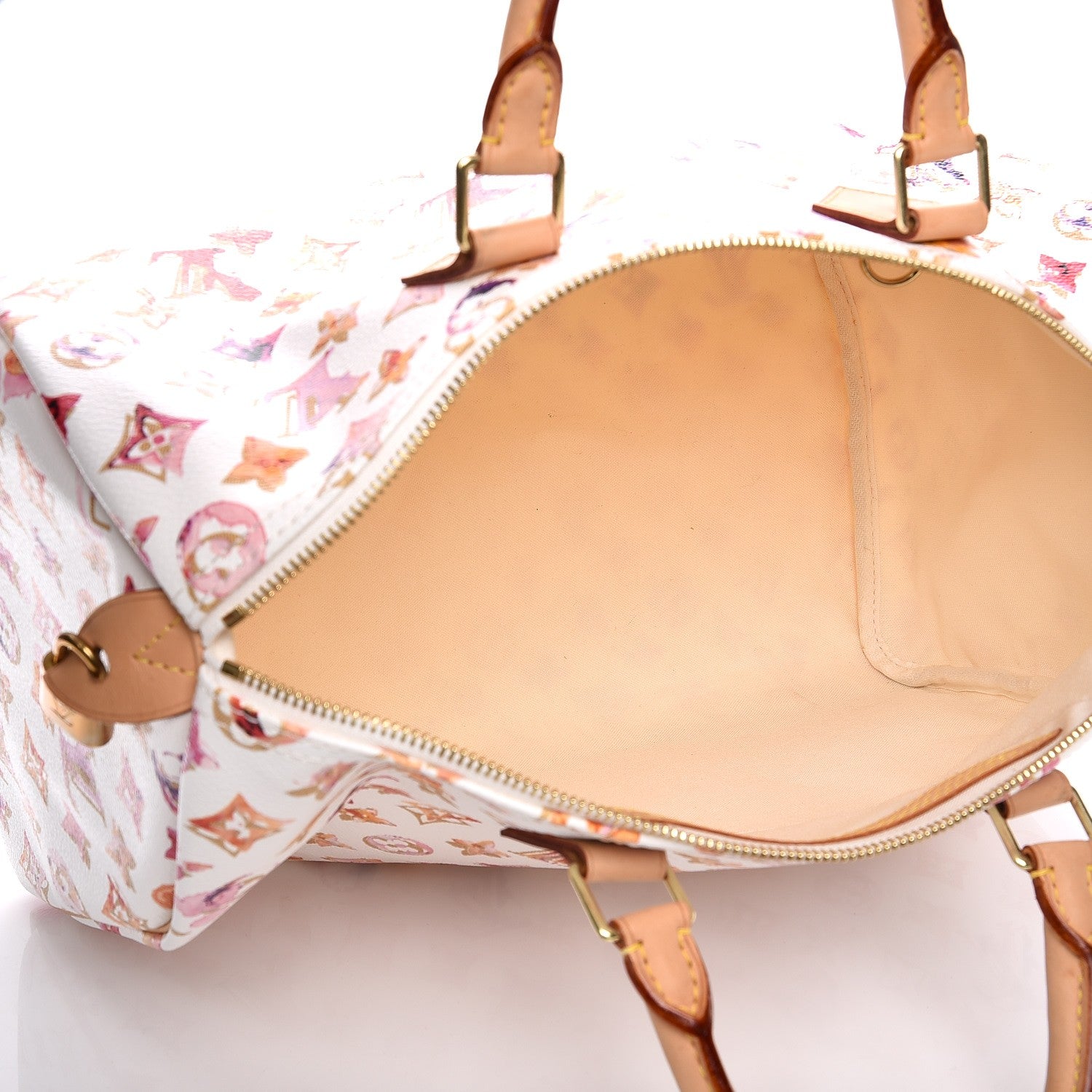 Louis Vuitton Watercolor Aquarelle Speedy 35 White 5 of 13