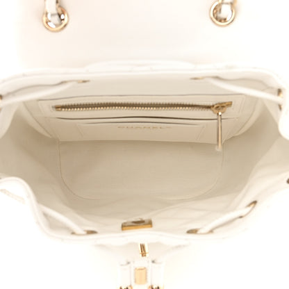 Chanel Caviar Quilted Urban Spirit Backpack White 5 of 11