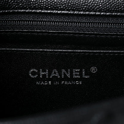 Chanel Iridescent Caviar Quilted Mini Rectangular Flap Black 6 of 10