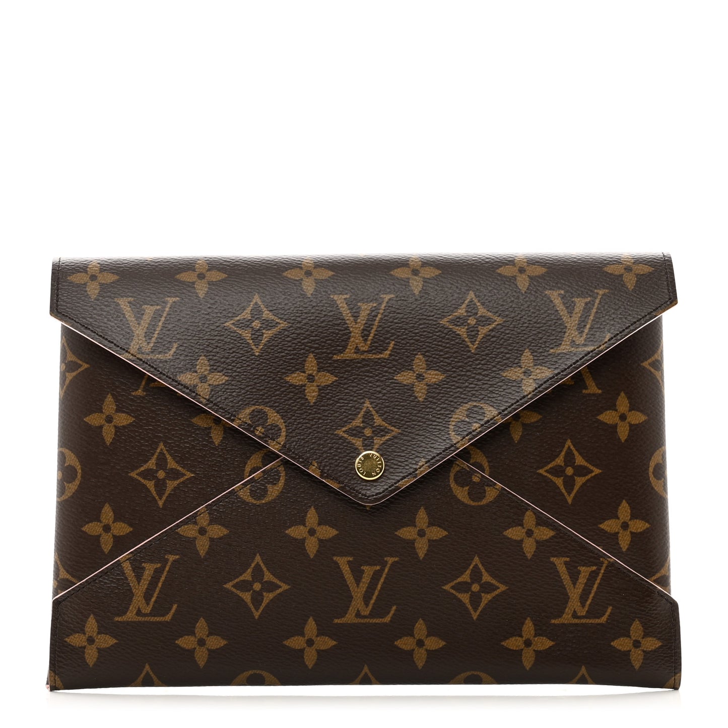 Monogram Large Kirigami Pochette Insert Rose Ballerine