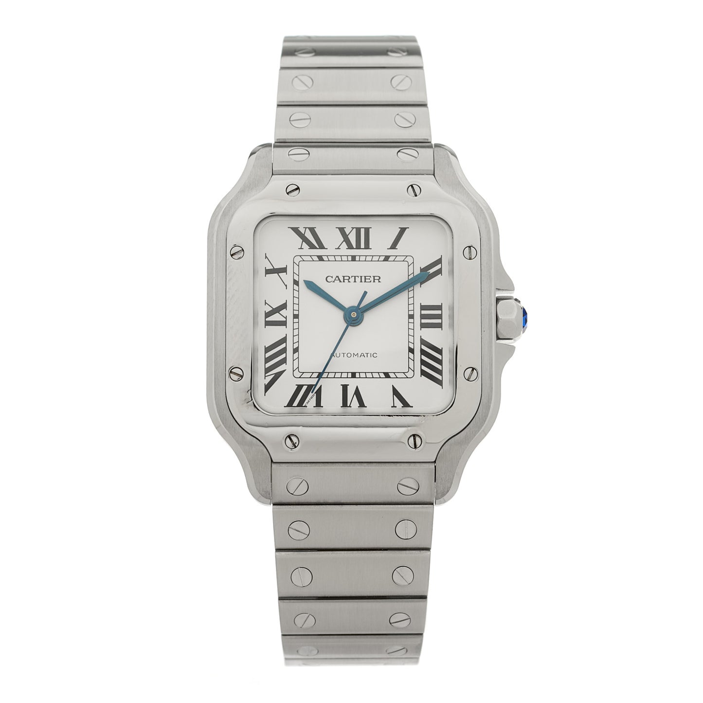 Stainless Steel 35mm Santos de Cartier Automatic Watch