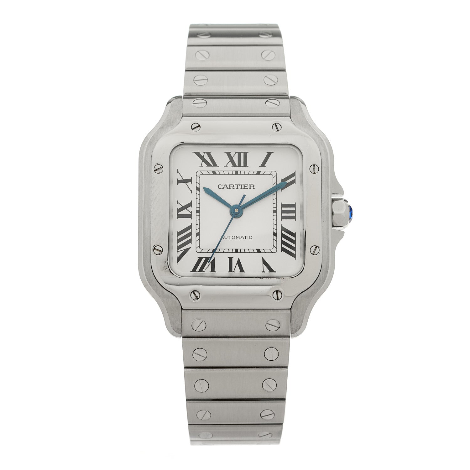 Cartier Stainless Steel 35mm Santos de Cartier Automatic Watch 1 of 4