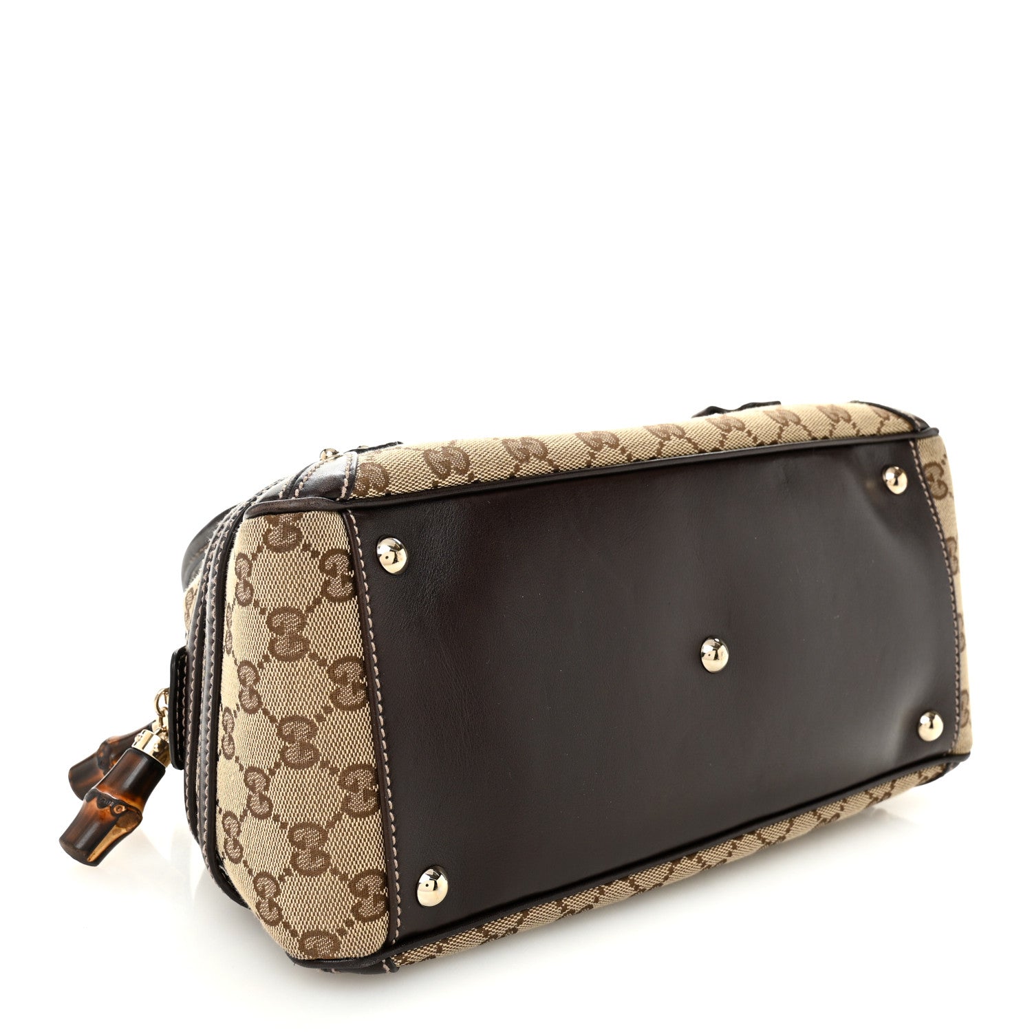 Gucci Monogram Medium Wave Boston Dark Brown 4 of 11