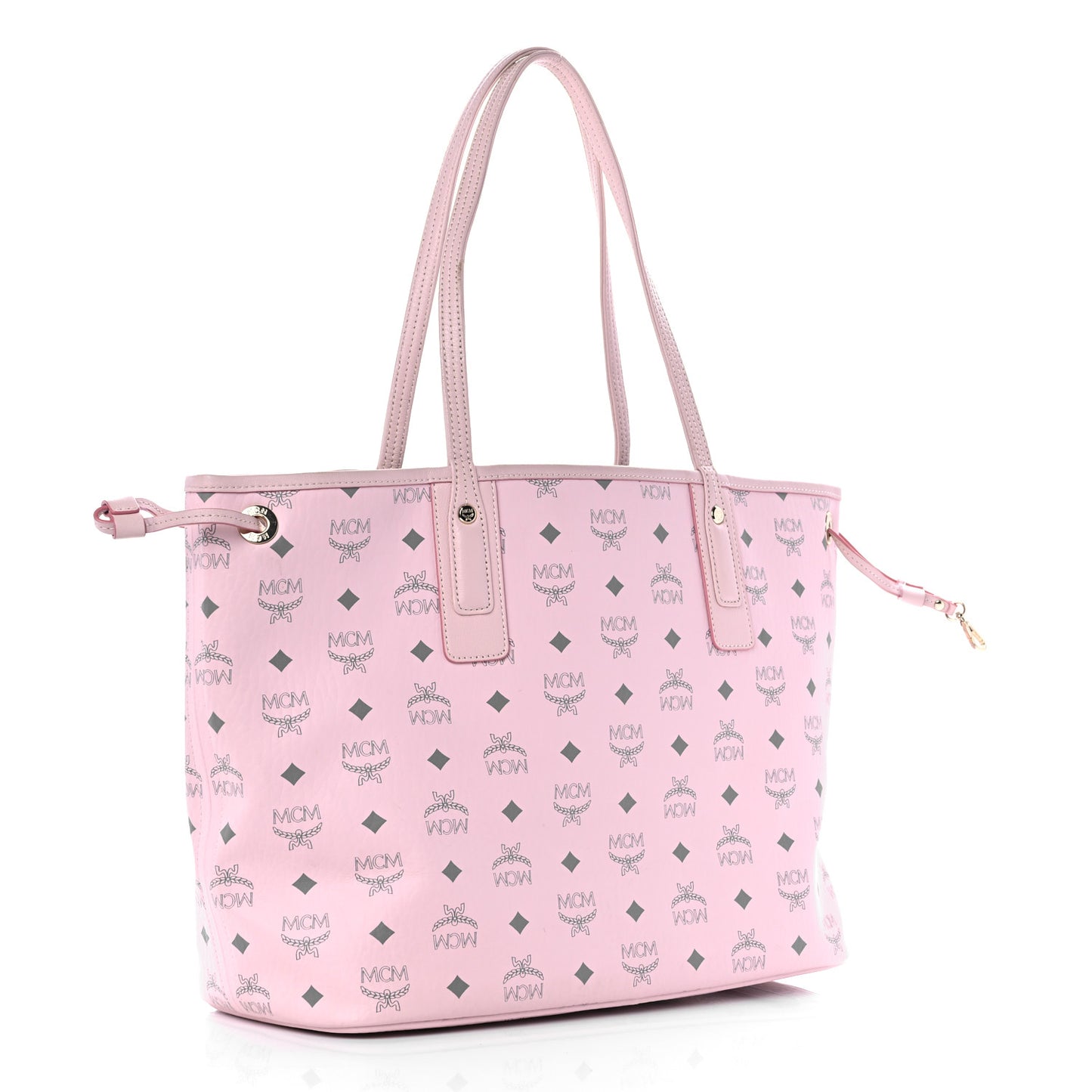 Visetos Medium Liz Reversible Shopper Tote Soft Pink