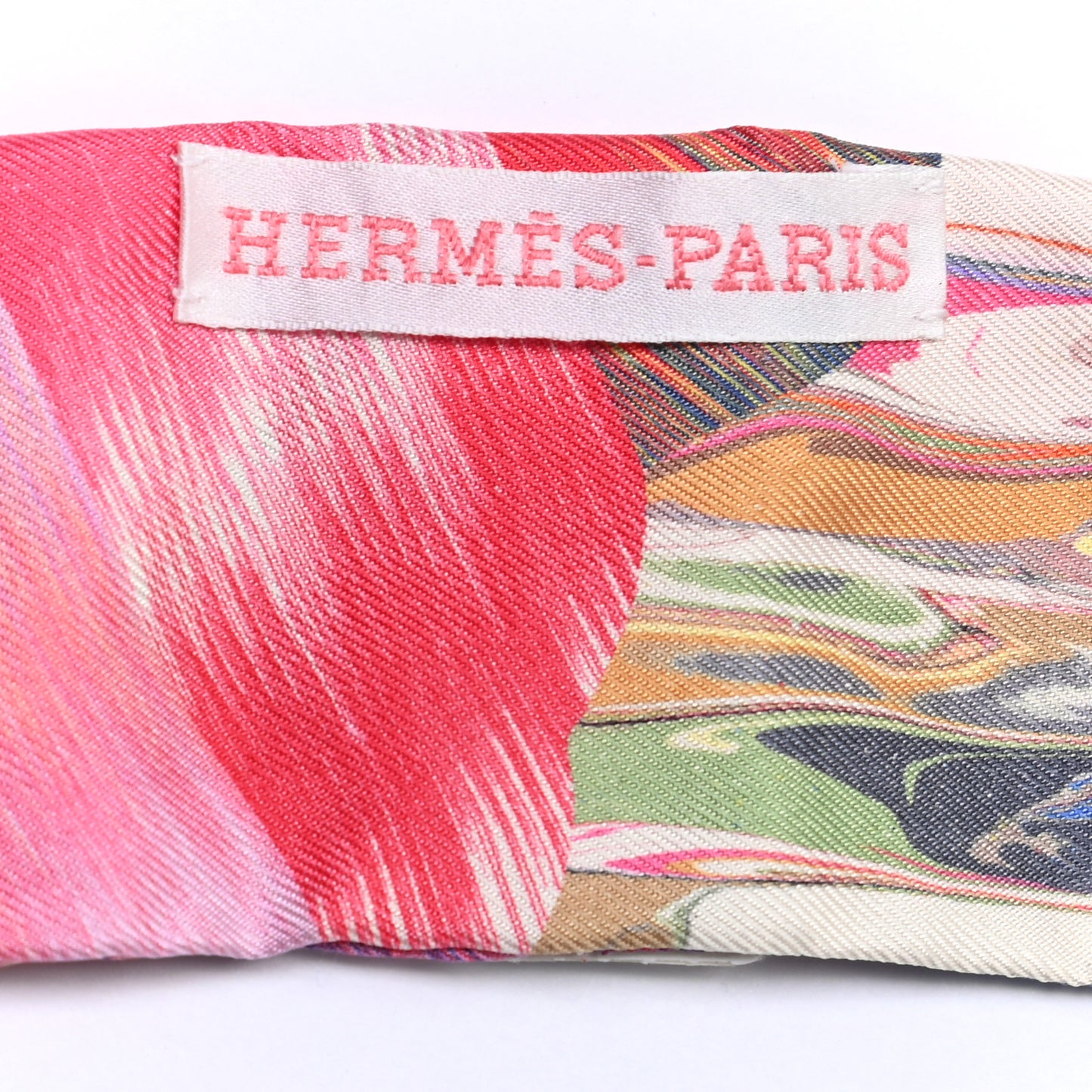 Silk Marble Silk Twilly Rose Vert Violet