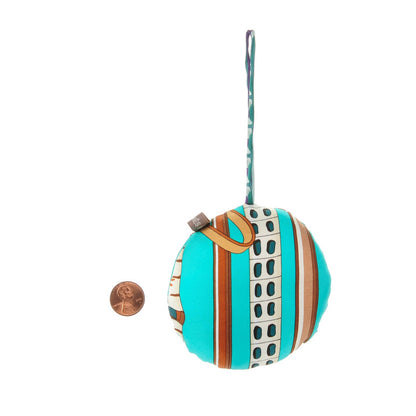 Hermes Silk Petit H Round Ornament Charm 2 of 5