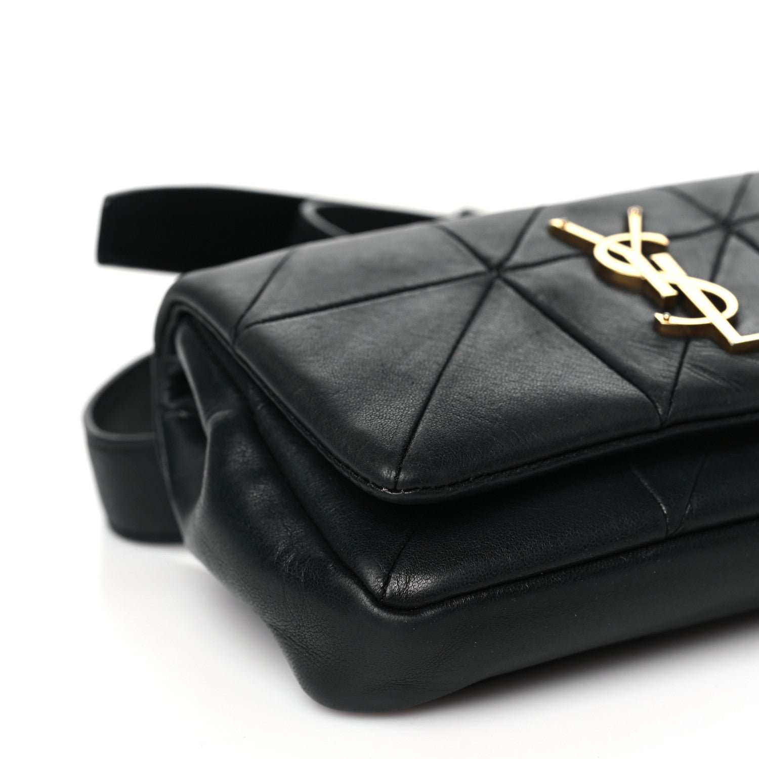 Saint Laurent Lambskin Monogram Jamie Belt Bag Black 9 of 10