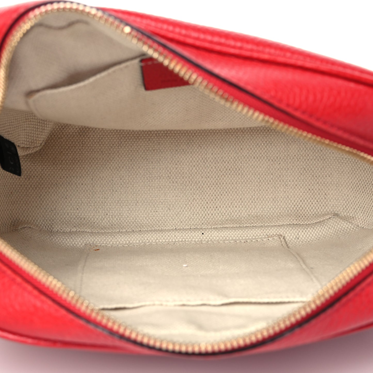 Pebbled Calfskin Small Soho Disco Bag Tabasco Red