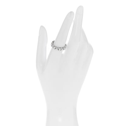Tiffany Platinum Diamond Victoria Alternating Band Ring 55 7.25 2 of 5
