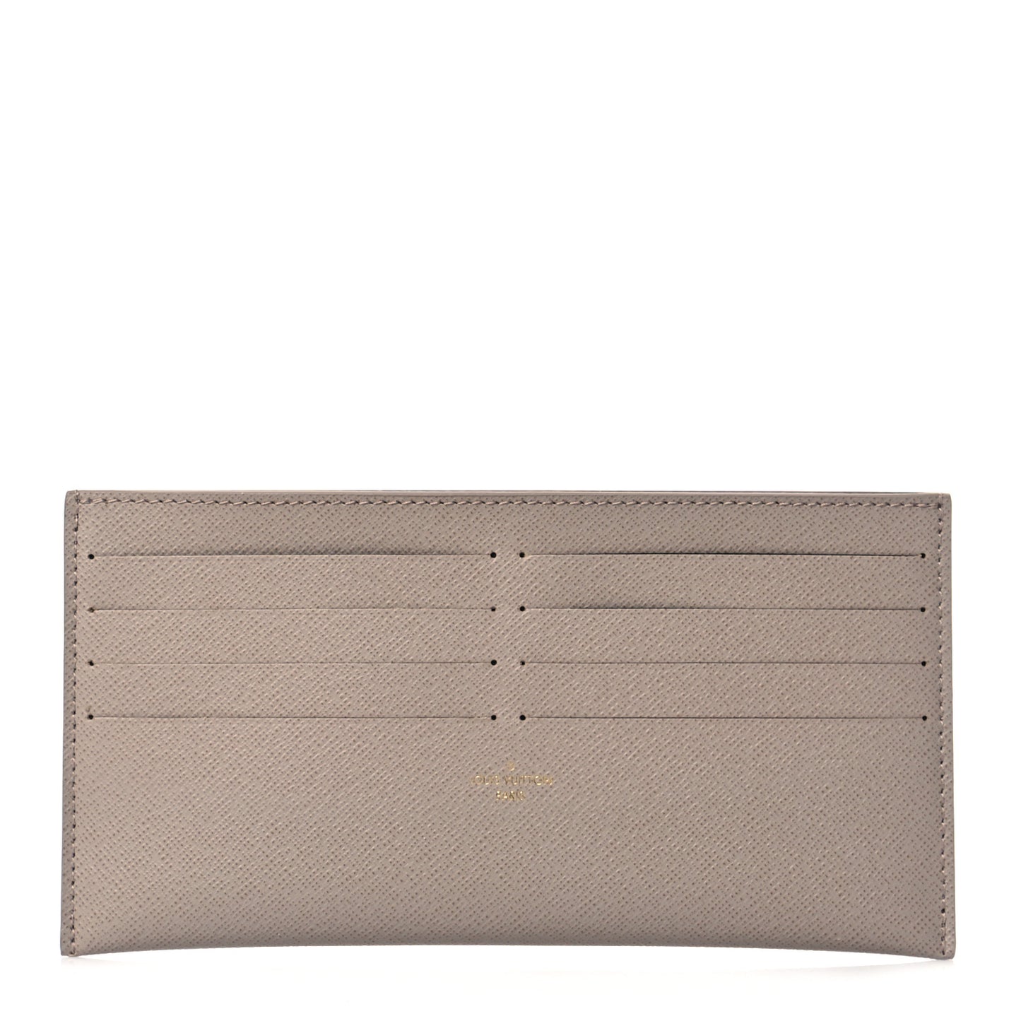 Calfskin Felicie Chain Wallet Card Holder Insert Tourterelle
