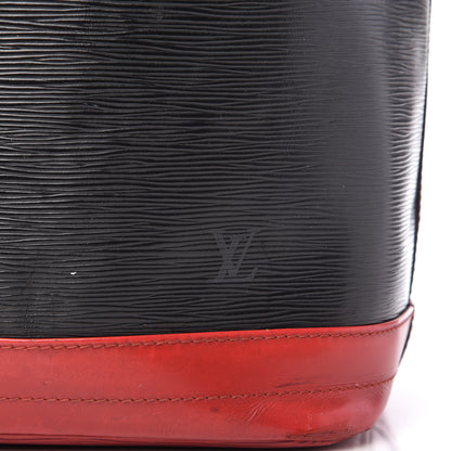 Louis Vuitton Epi Bi-Color Noe Castillan Red Black 8 of 13