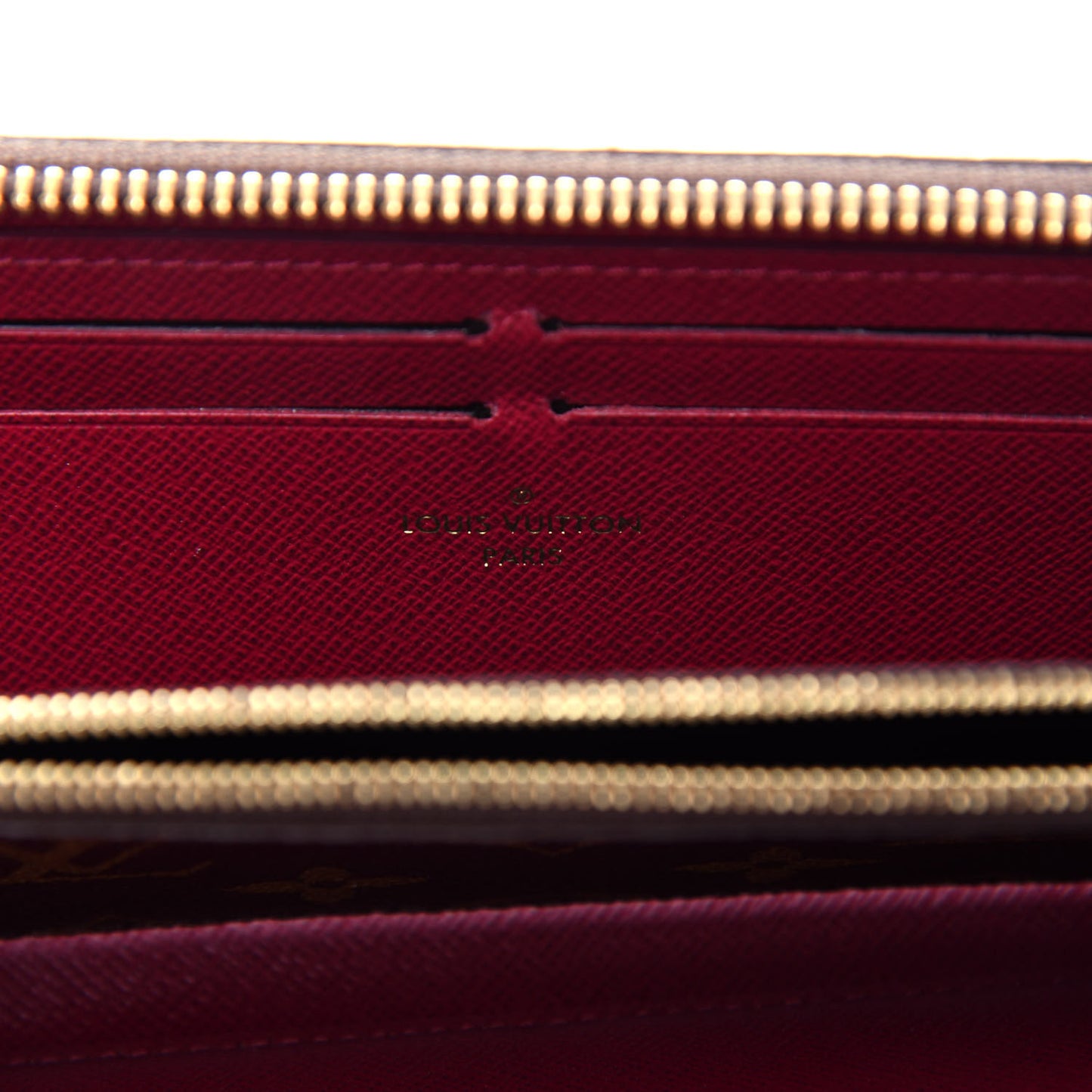 Monogram Clemence Wallet Fuchsia