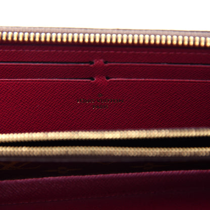 Louis Vuitton Monogram Clemence Wallet Fuchsia 6 of 8