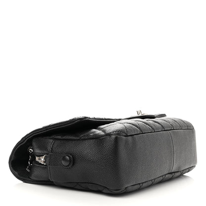 Chanel Caviar Quilted Jumbo Easy Flap Black 4 of 12