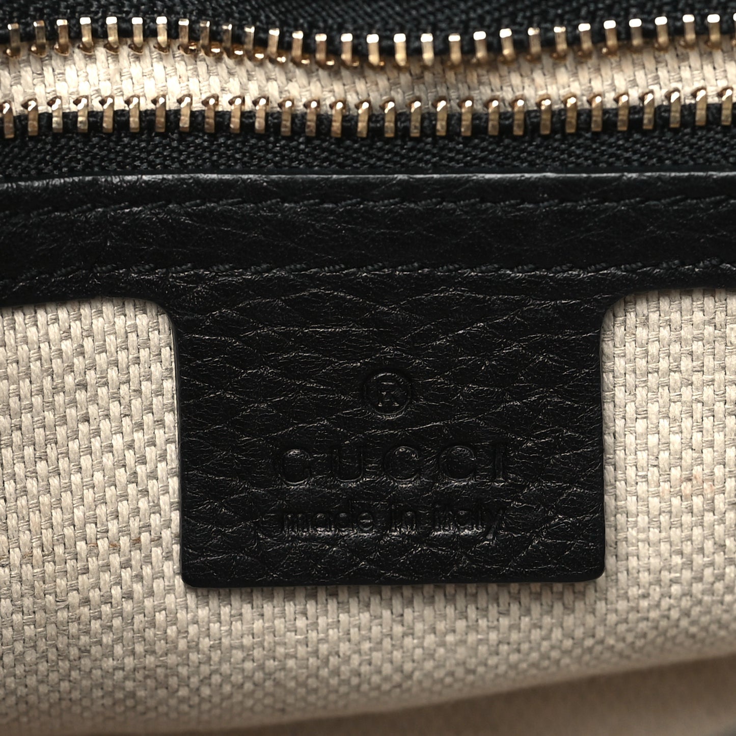 Pebbled Calfskin Medium Soho Flap Crossbody Black