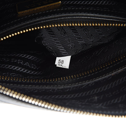 Prada Saffiano Lux Bowler Black 6 of 10