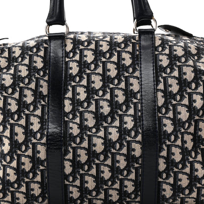 Christian Dior Monogram Boston Navy Blue 7 of 9