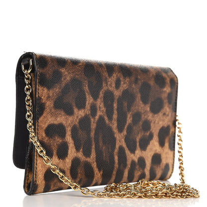 Dolce & Gabbana Dauphine Nina Flap Clutch Leopard 3 of 7