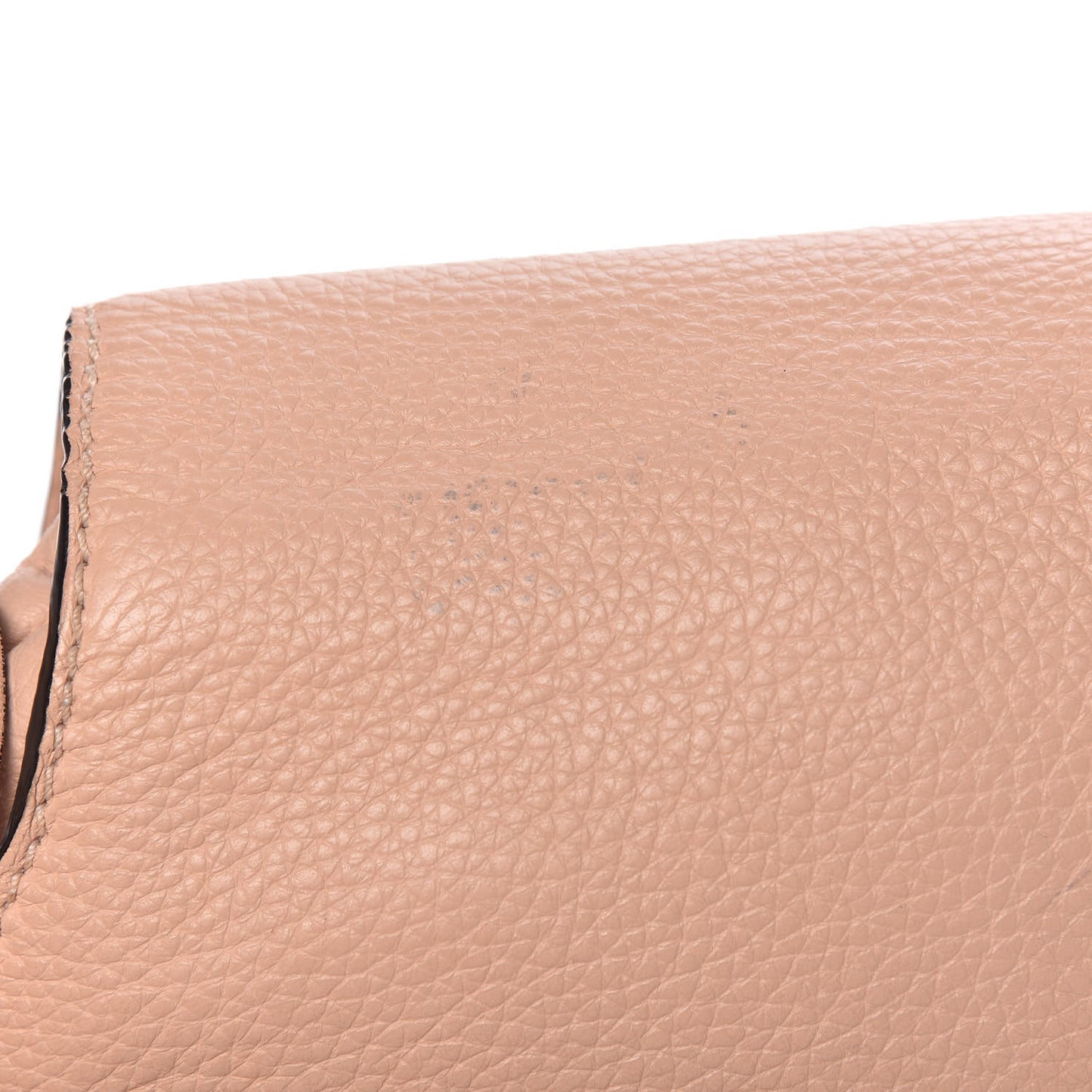 Calfskin Mini Marcie Round Crossbody Bag Blush Nude