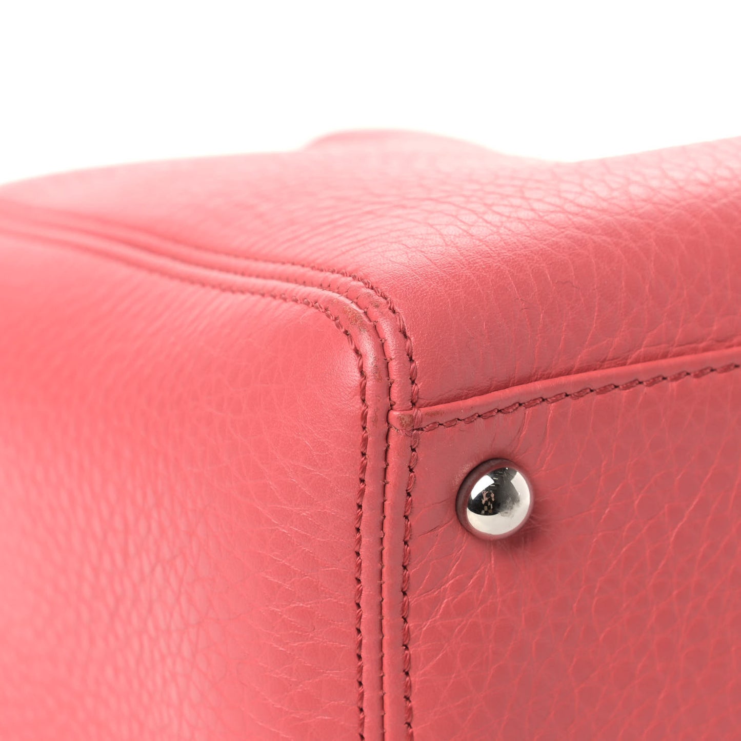 Calfskin Small Cerf Executive Shopper Tote Pink