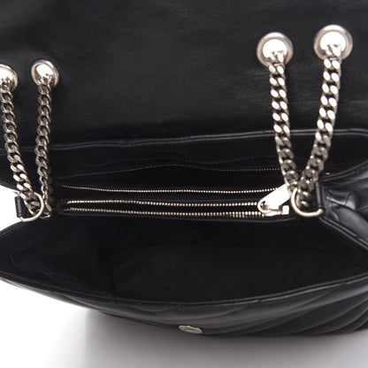 Saint Laurent Calfskin Y Quilted Monogram Medium Loulou Chain Satchel Black 5 of 12