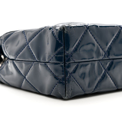 Chanel Vinyl Quilted In the Business Flap Bag Navy Blue 9 of 12
