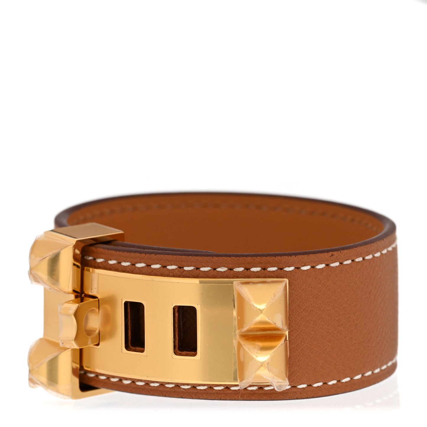 Madame Calfskin Collier de Chien CDC 24 Bracelet T2 Gold