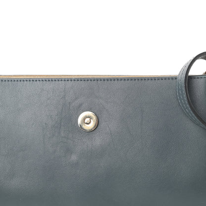 Chloe Suede Calfskin Small Faye Shoulder Bag Silver Blue 11 of 14