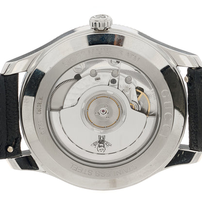 Gucci Stainless Steel Calfskin 40mm G-Timeless Charm Automatic Watch Black 4 of 4