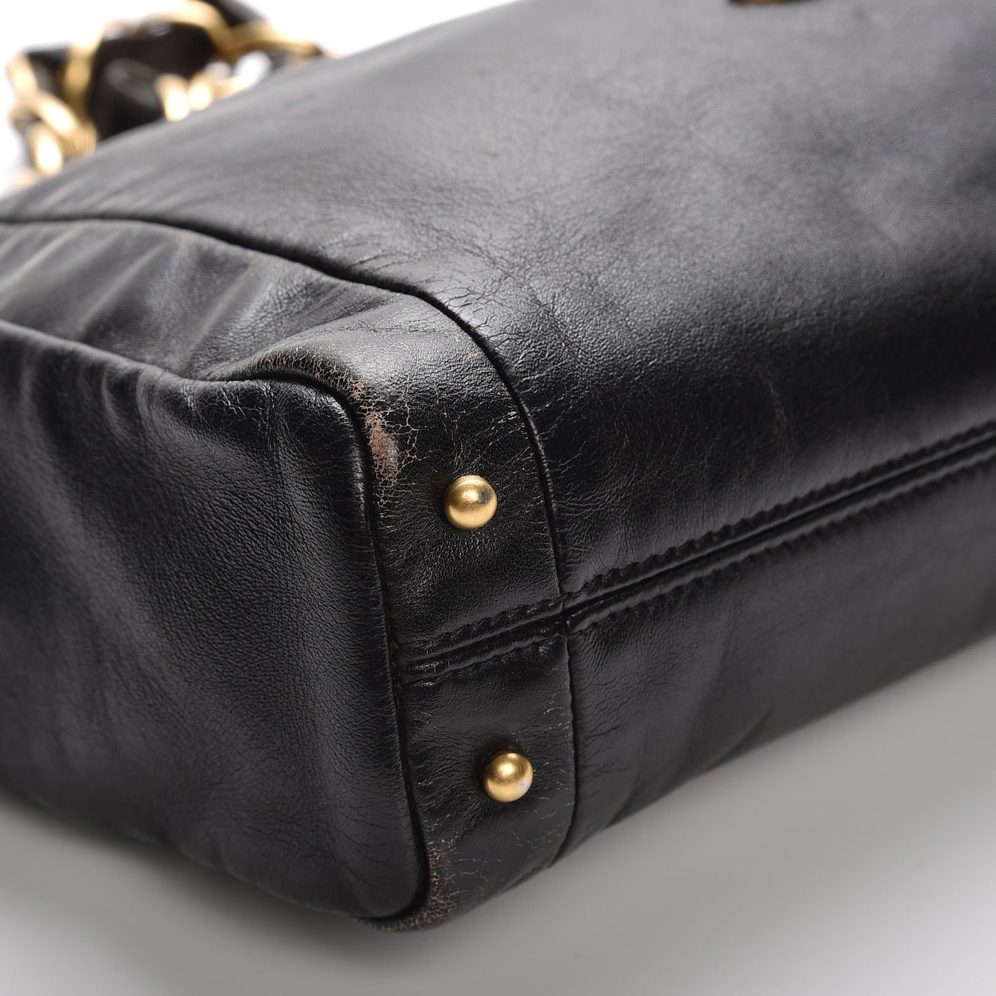 Lambskin Small Olsen Shoulder Bag Black