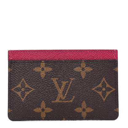 Louis Vuitton Monogram Card Holder Fuchsia 1 of 4